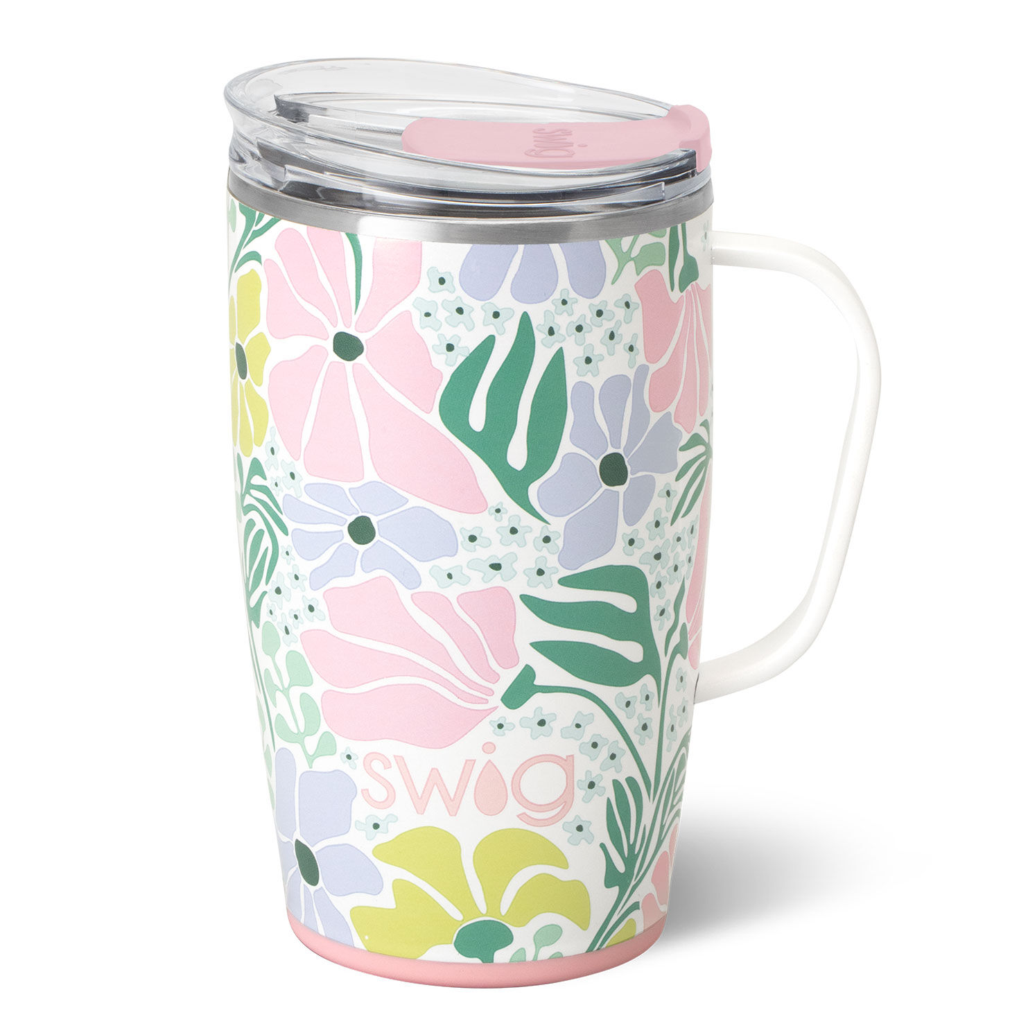 Swig Garden Party Stainless Steel Travel Mug, 18 oz.