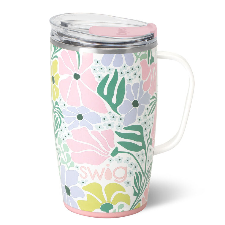 Swig Garden Party Stainless Steel Travel Mug, 18 oz.