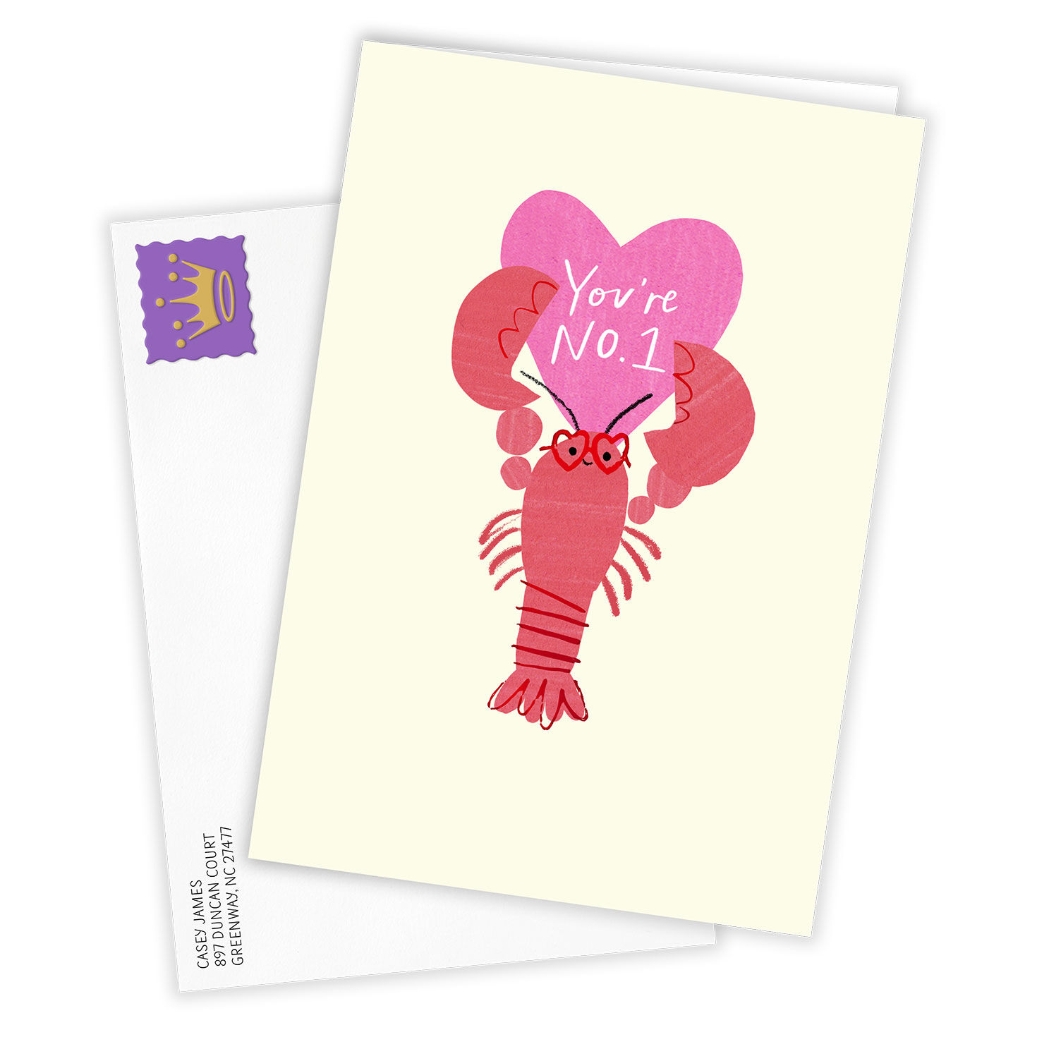Lobster Custom Love Card, , large image number 2