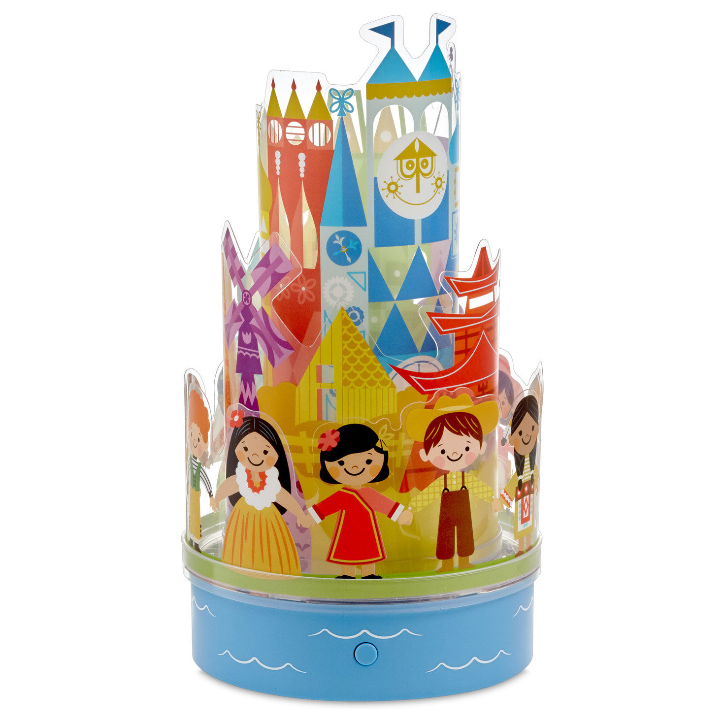 Disney It's a Small World Rotating Lamp With Sound