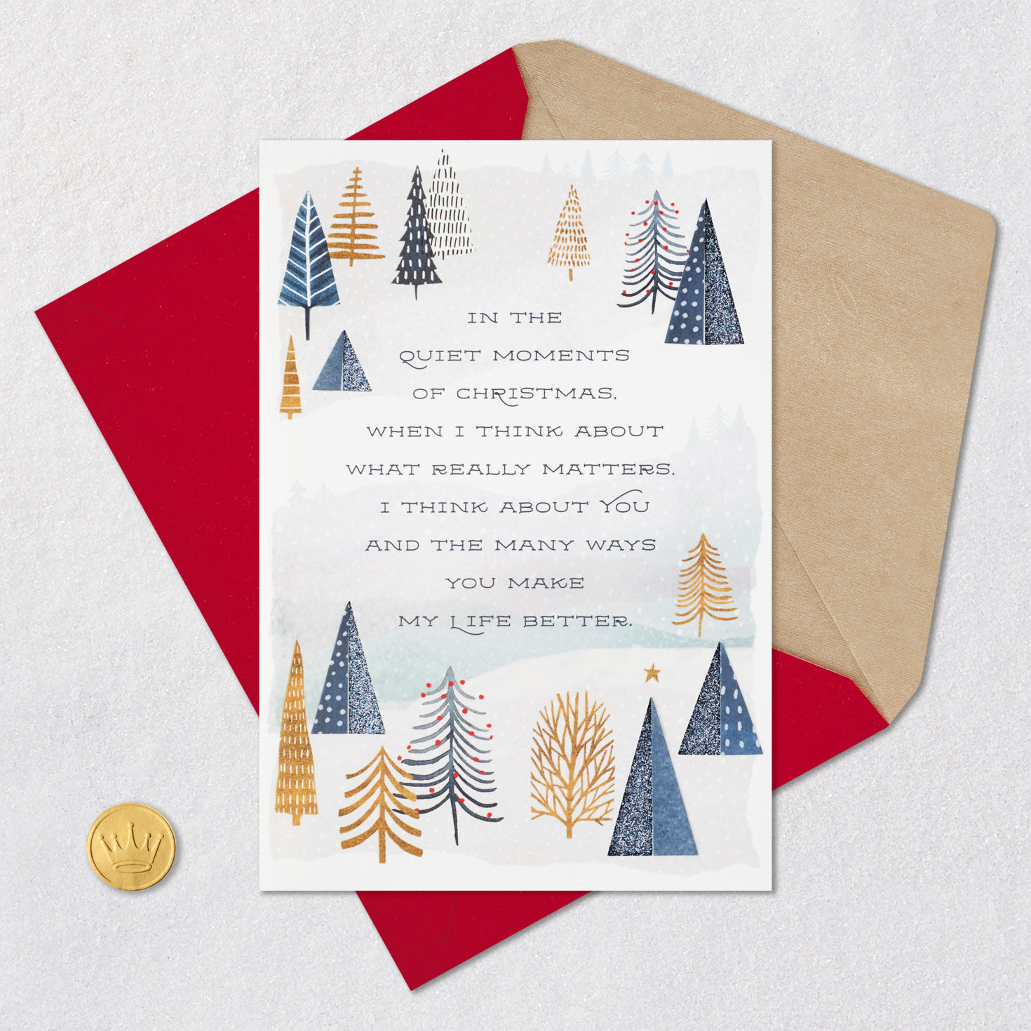 The Many Ways You Make My Life Better Christmas Card, , large image number 5