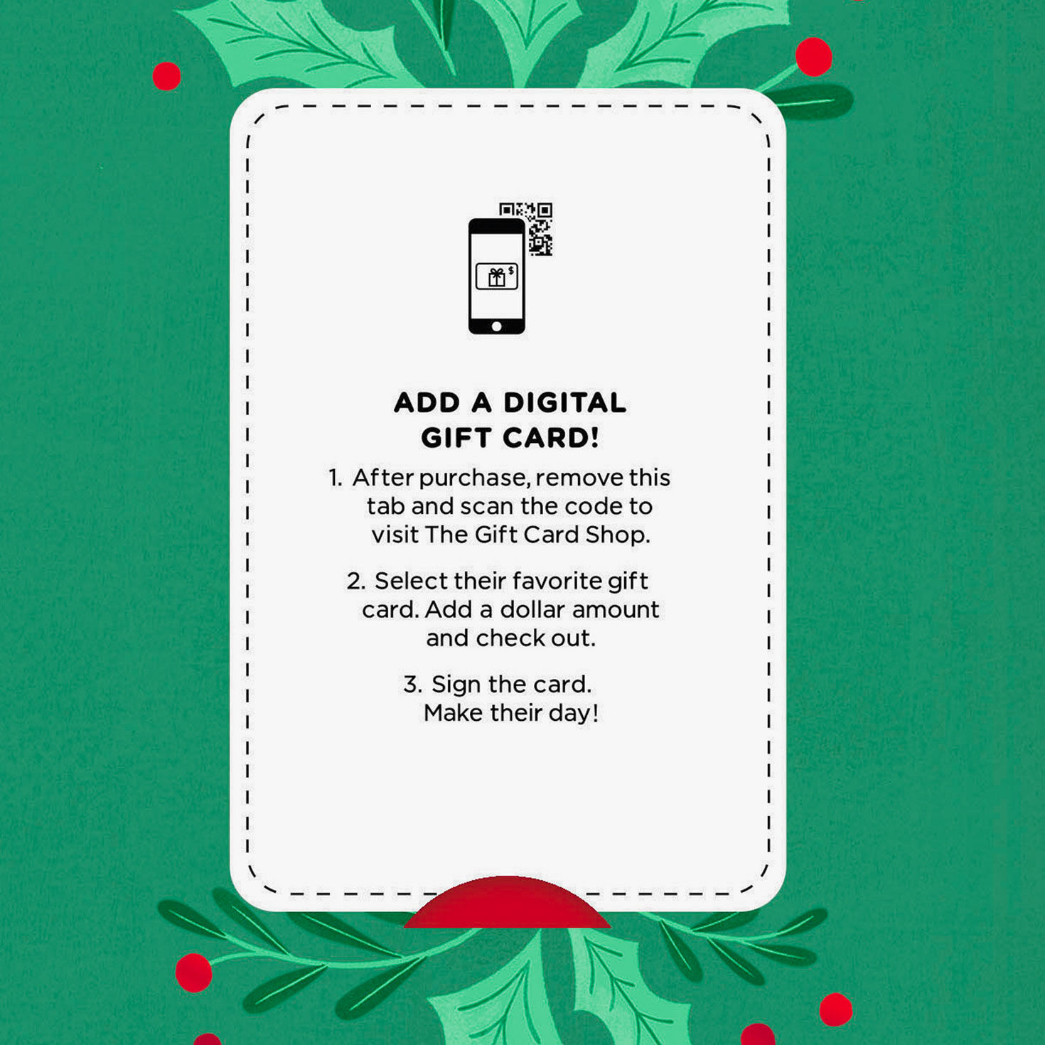 Merry Christmas Gift Card Greeting Christmas Card, , large image number 6