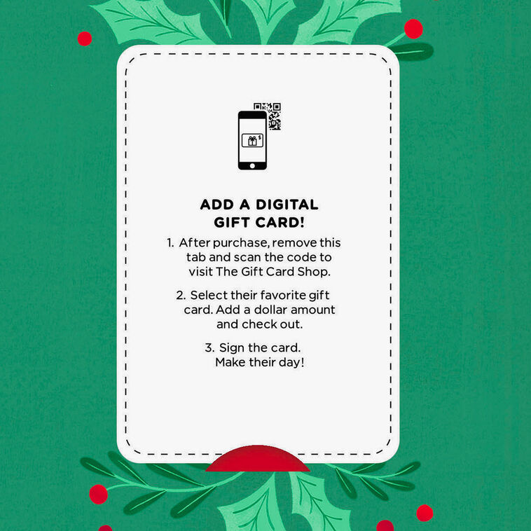 Merry Christmas Gift Card Greeting Christmas Card, , large image number 6