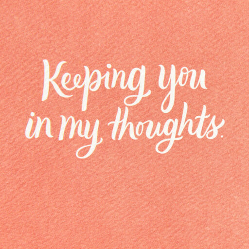 In My Heart and Thoughts Sympathy Card, 