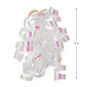 White and Iridescent Curly Ribbon Gift Bow  image number 2
