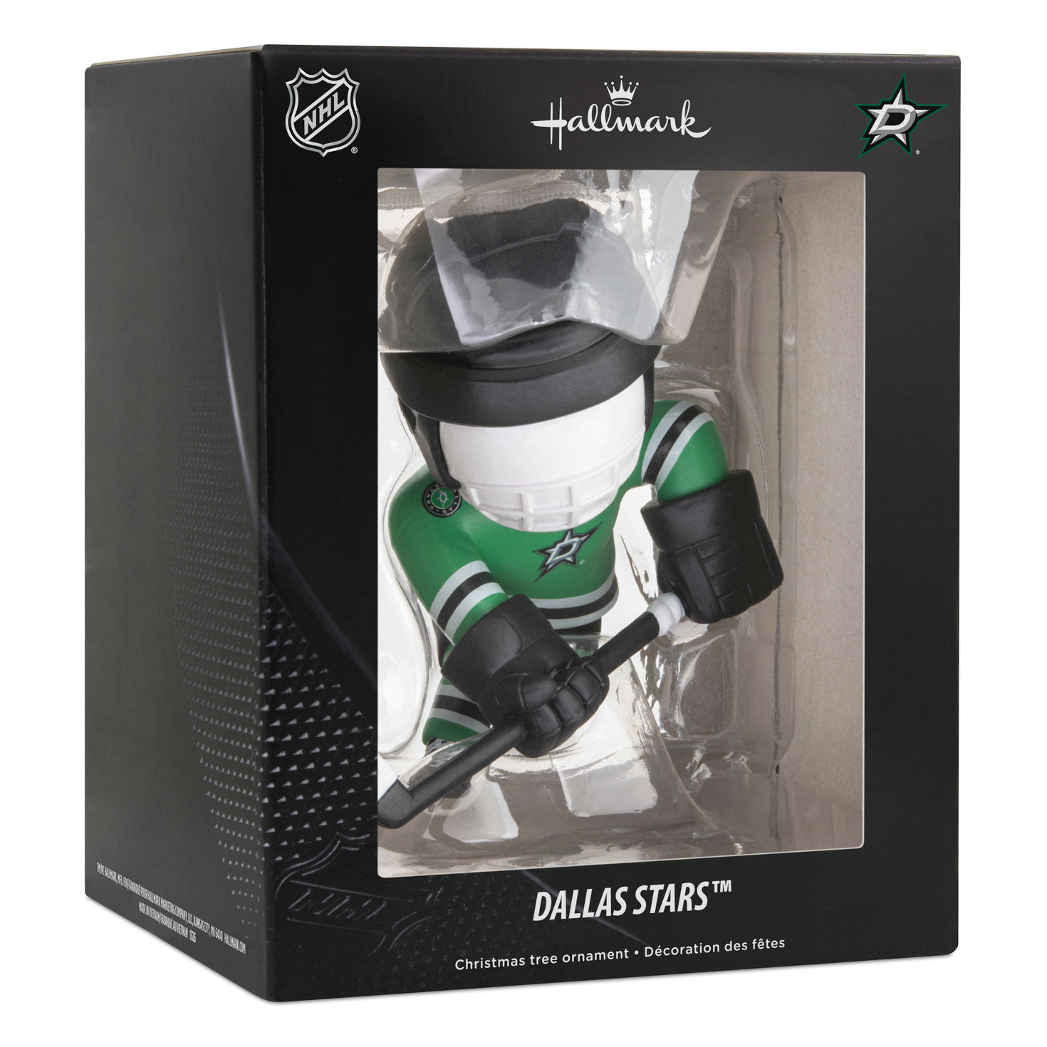 Dallas Stars Hockey Player Christmas Ornament package front image number 7
