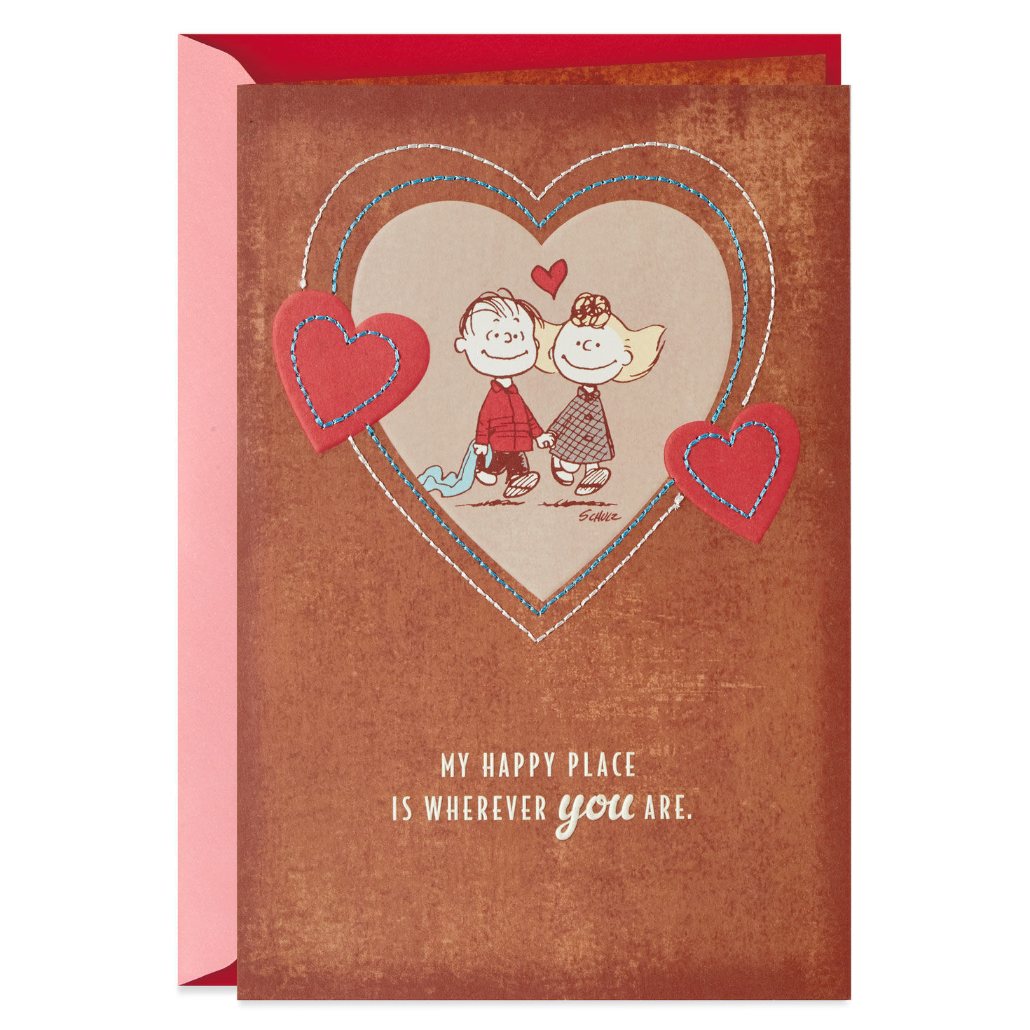 Peanuts® Linus and Sally My Happy Place Valentine's Day Card - Greeting  Cards - Hallmark