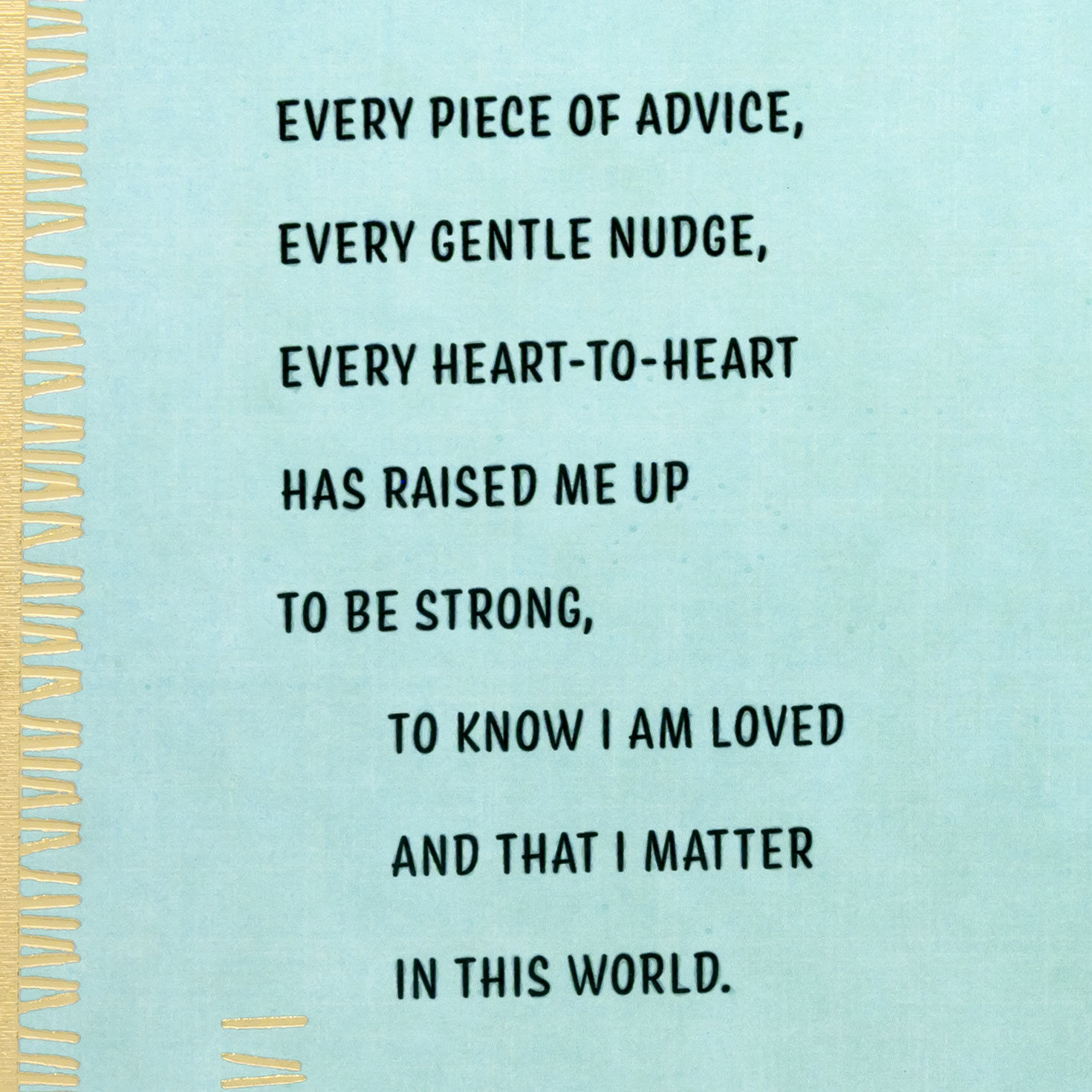 Tropical Leaves Mama Mother's Day Card From Son Sentiment image number 2