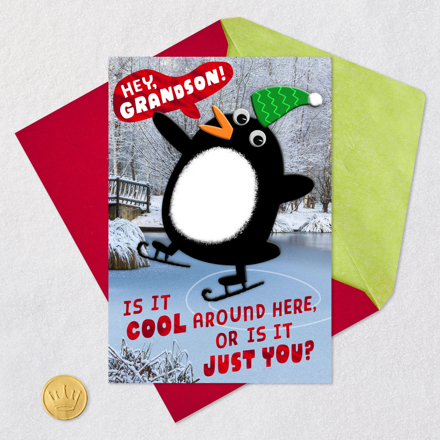 Thanks for the Joy and Fun Christmas Card for Grandson for only USD 3.59 | Hallmark