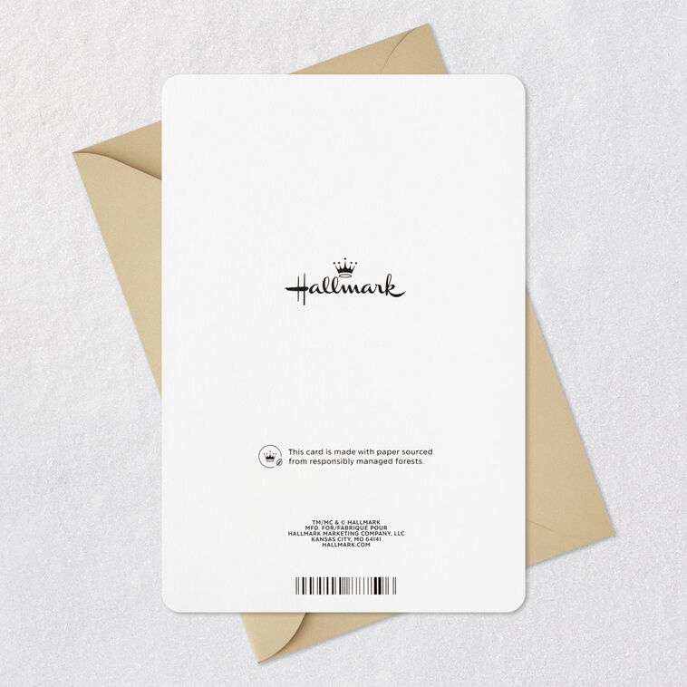 Cuddling Zebras Romantic Love Card Card Back with Envelope image number 7