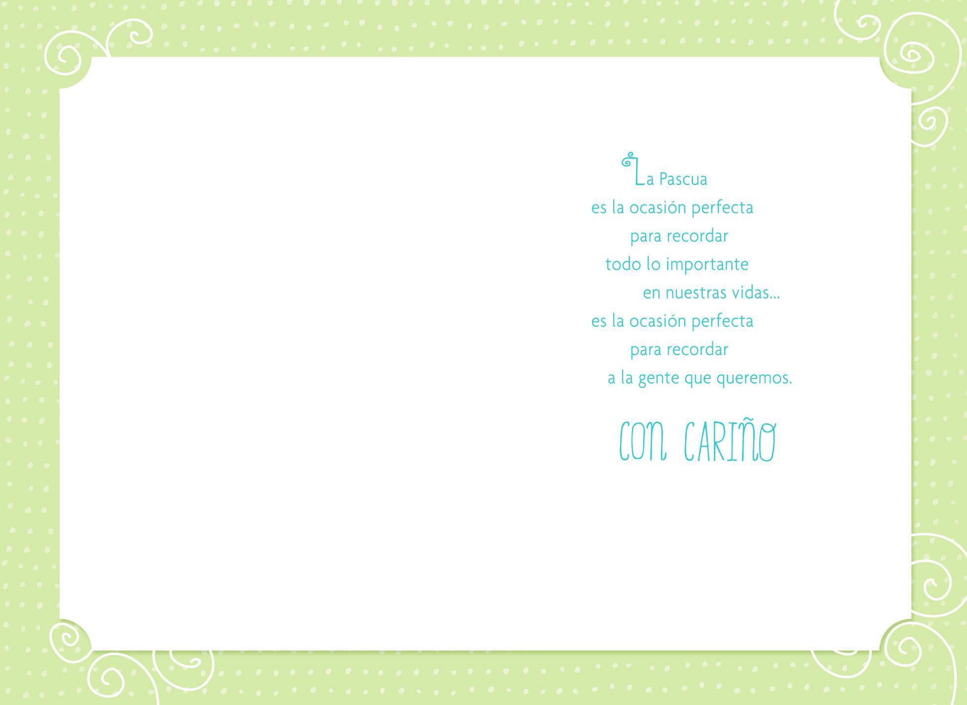 Easter Blessings Spanish-Language Easter Card
