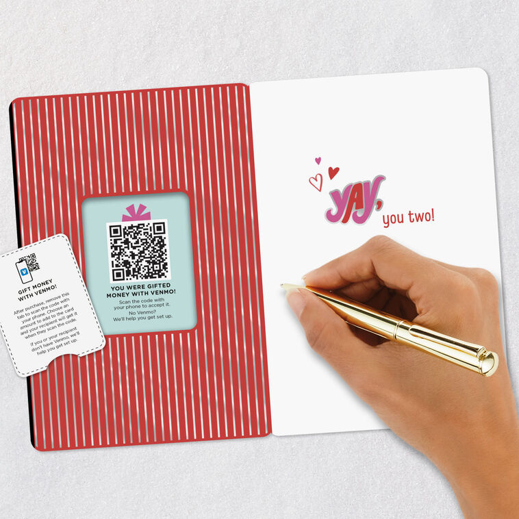 Yay Love Venmo Wedding Card, , large image number 8