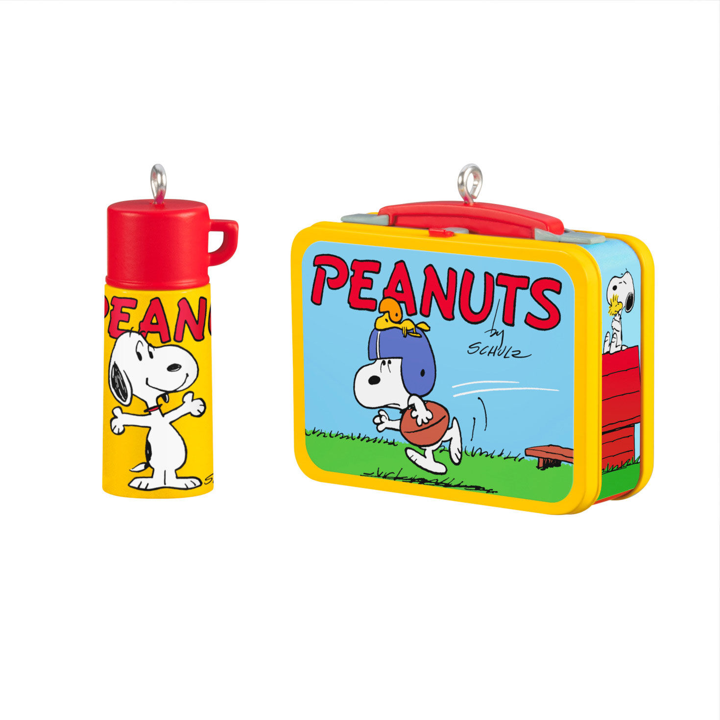 Mini The Peanuts® Gang Lunchbox Set Ornaments, Set of 2