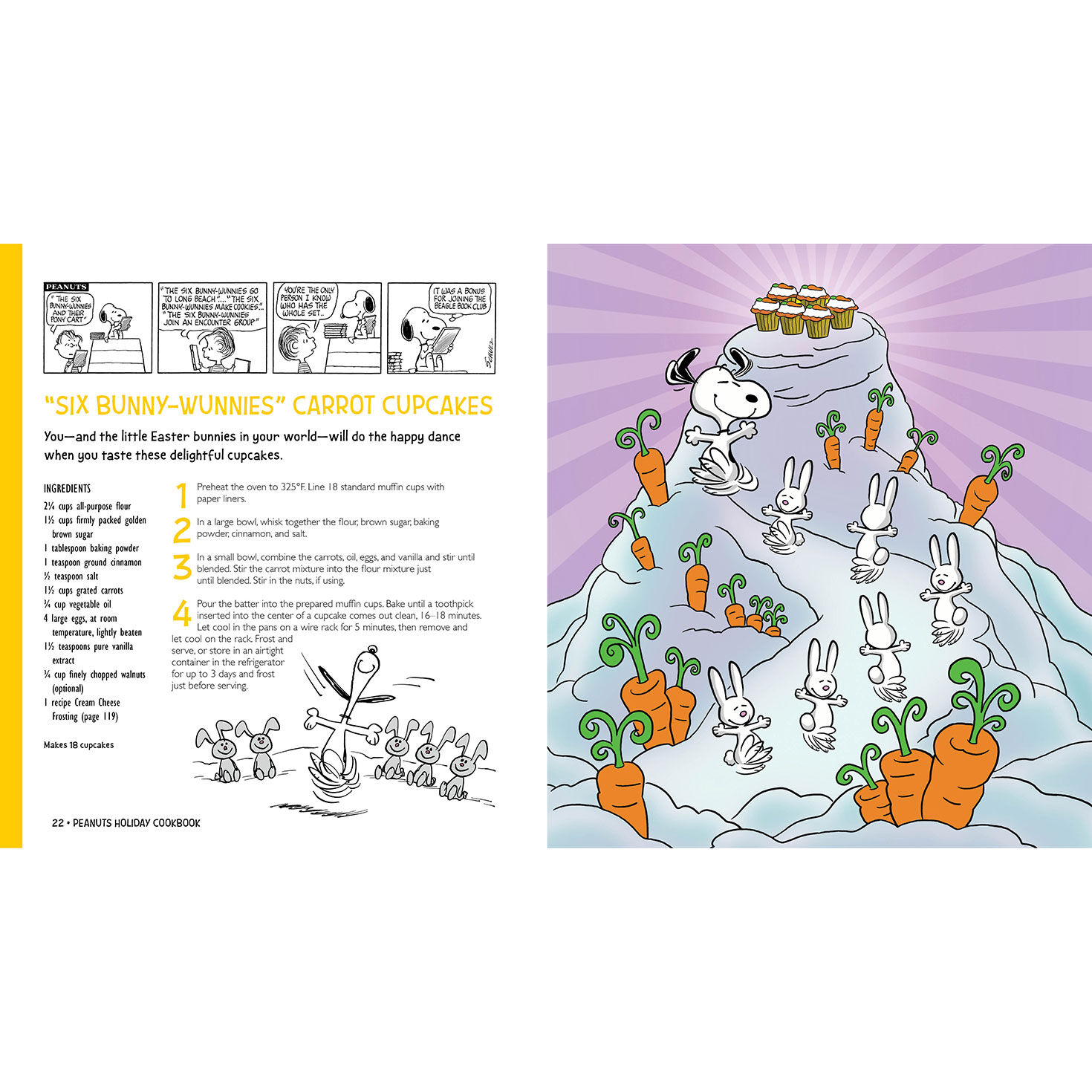 Peanuts Holiday Treats Cookbook inside spread image number 2