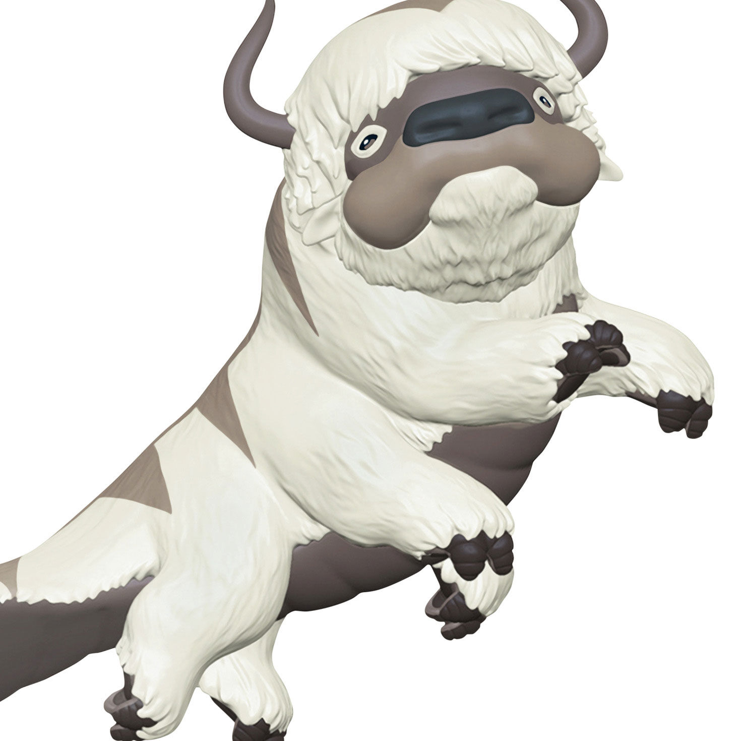 Avatar Gray and White Appa Keepsake Ornament upclose view image number 5