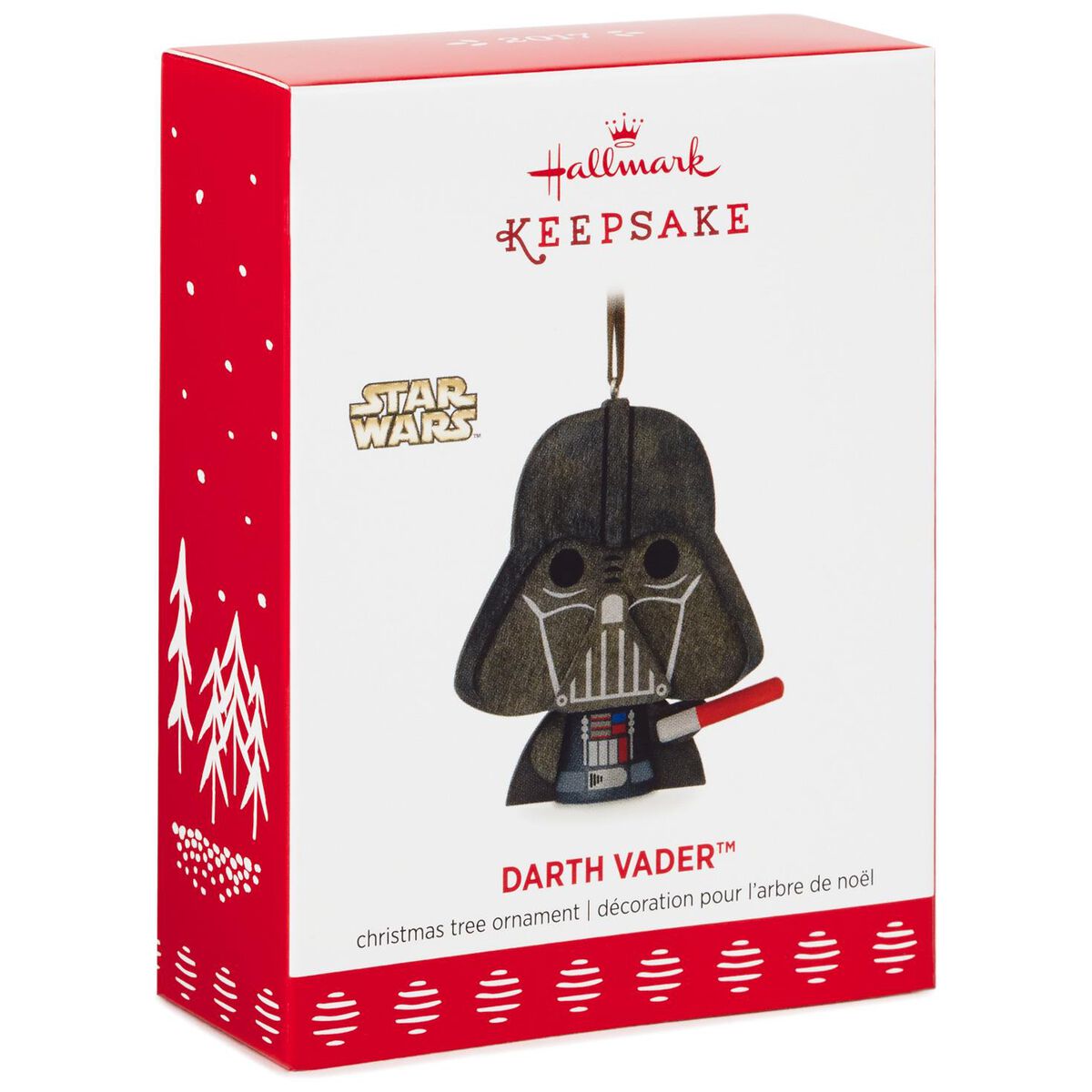 hallmark star wars darth vader's tie fighter sound ornament with light storytellers