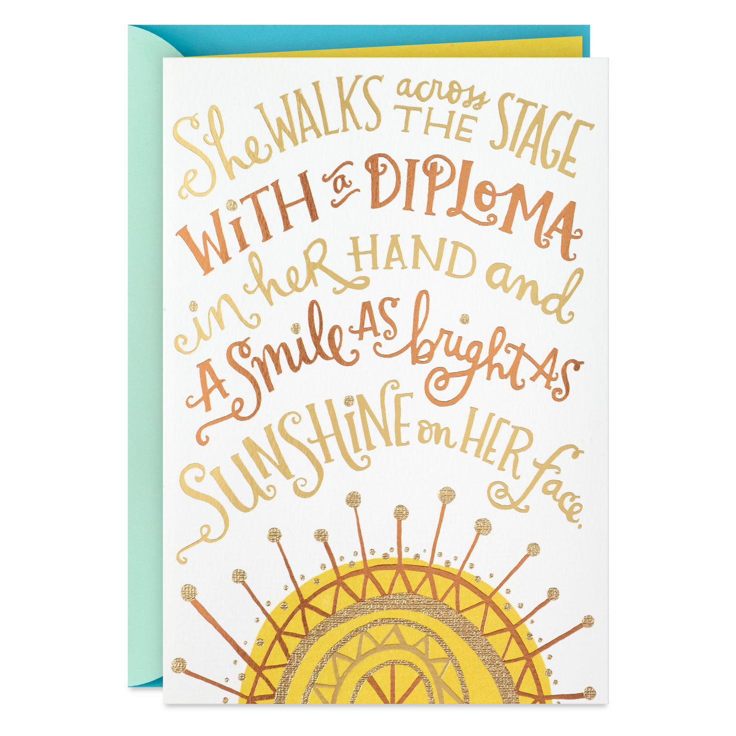 A Source of Joy and Pride Graduation Card for Her