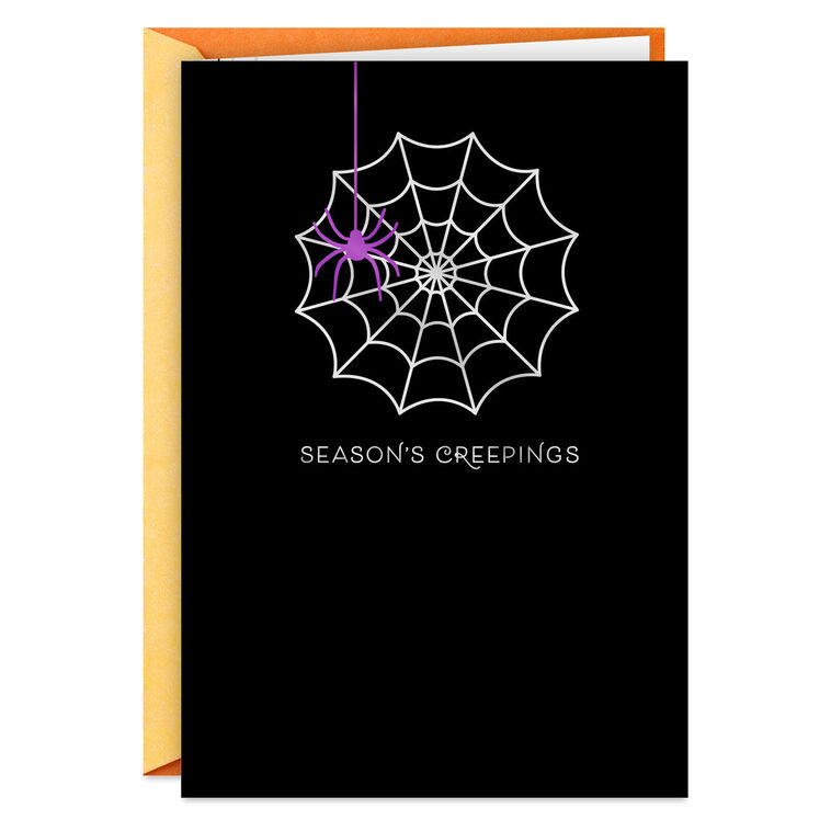 Season's Creepings Halloween Card