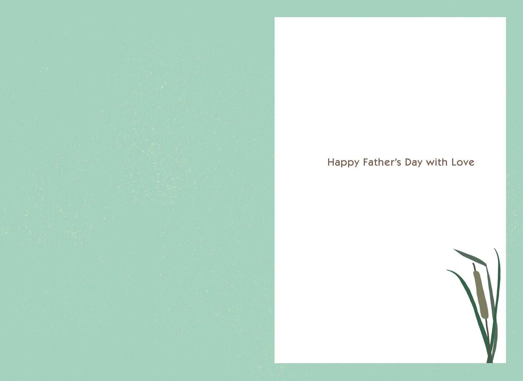 Mountain Lake Father's Day Card for Nephew