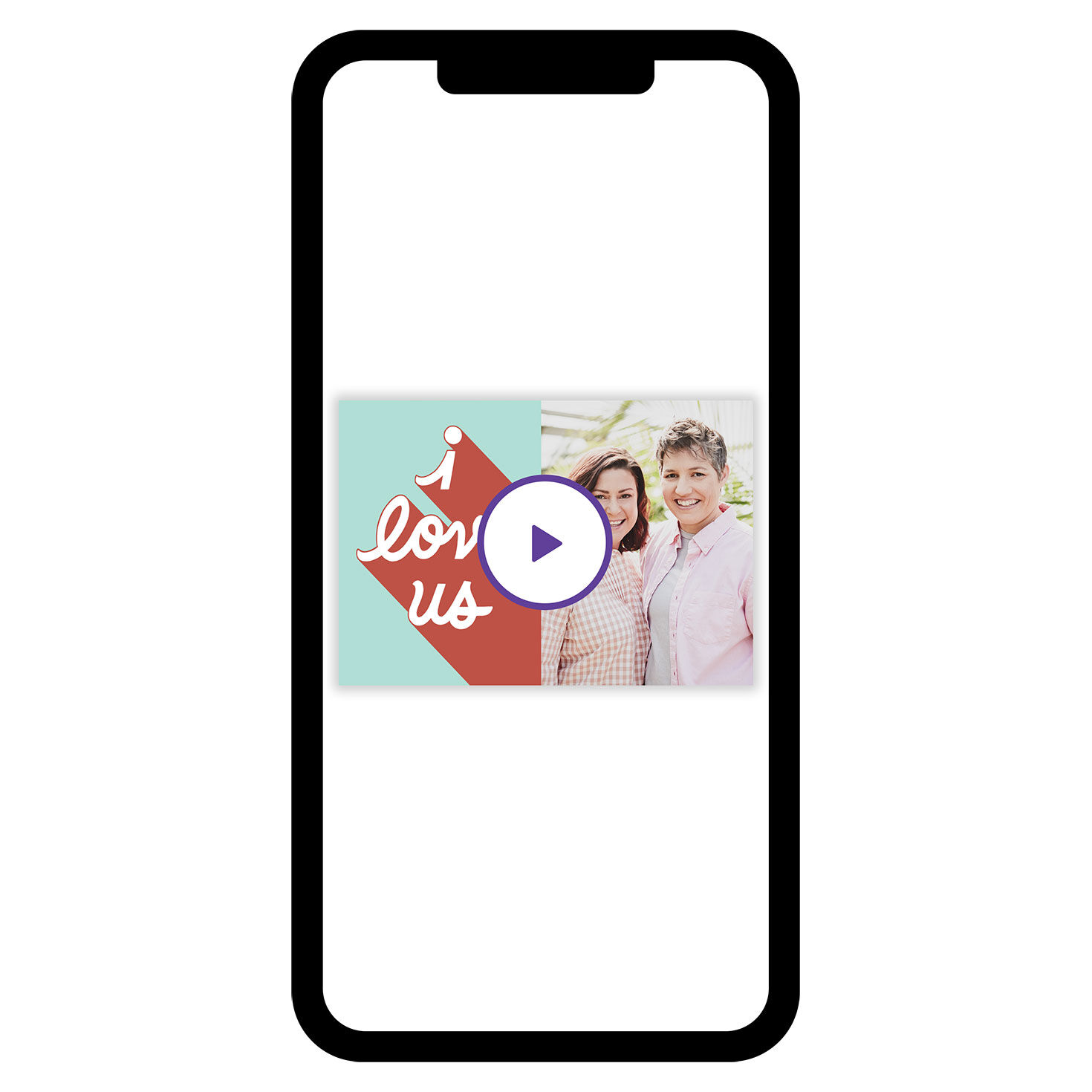 I Love Us Blank eCard