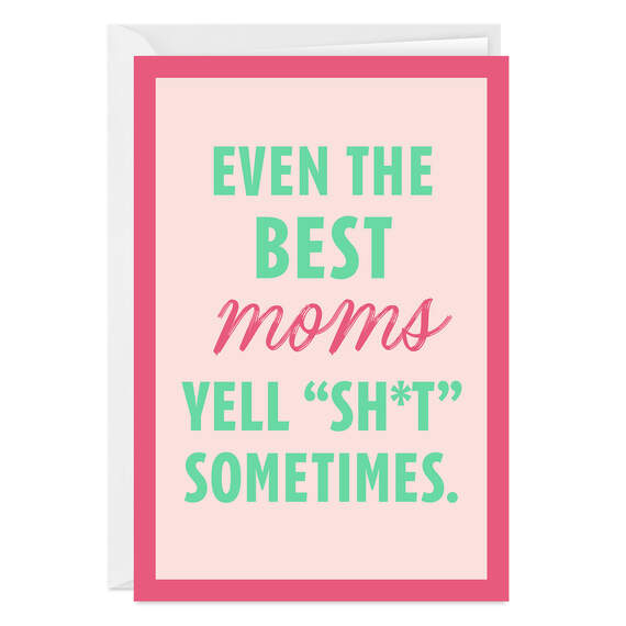 Even the Best Funny Folded Love Photo Card for Her