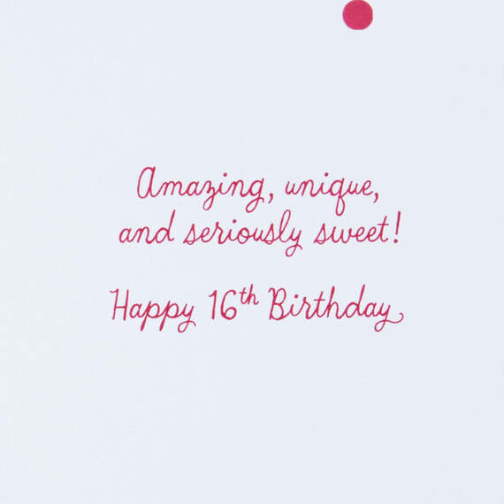 Sequined Sweet 16 Birthday Card for Her, , large image number 2