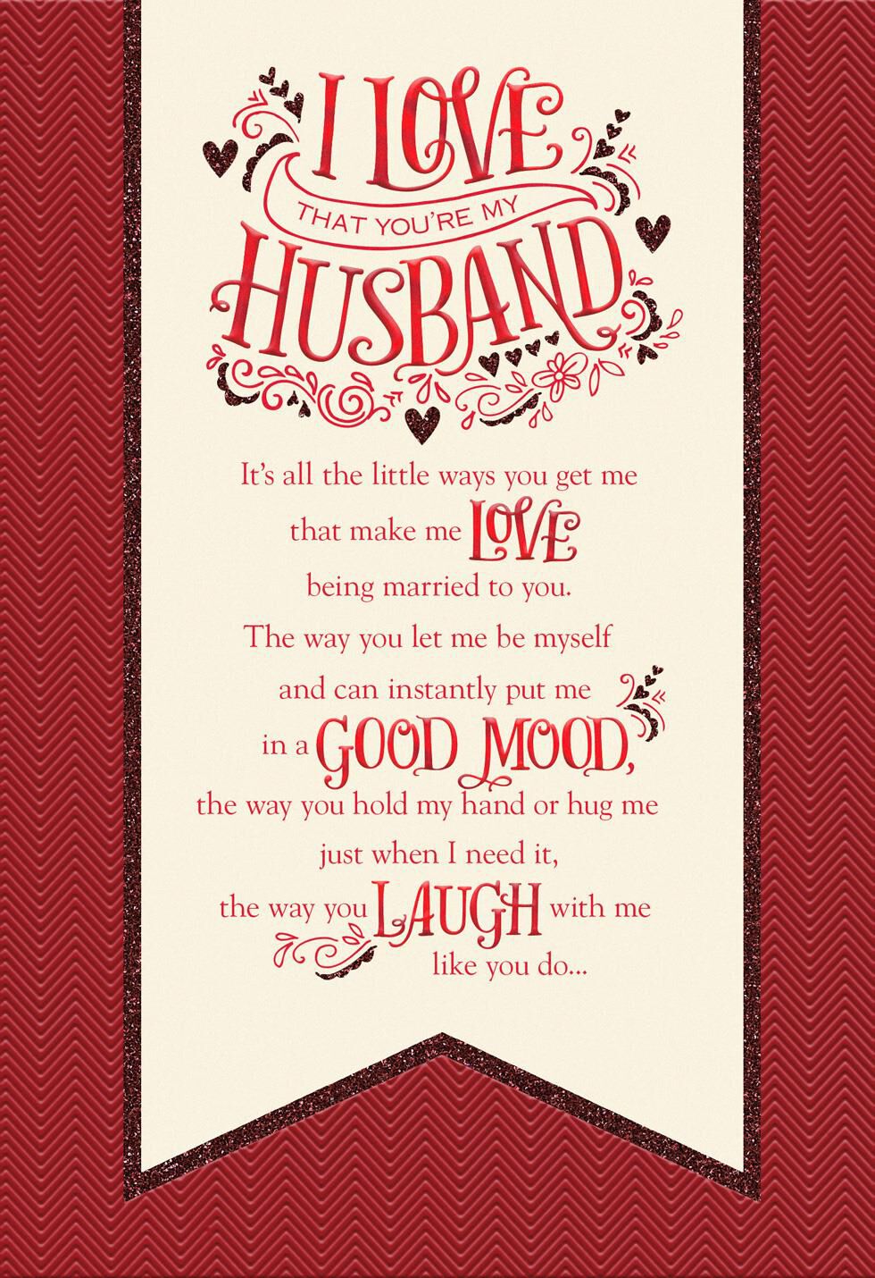 So Glad I've Got You to Love Sweetest Day Card for Husband - Greeting