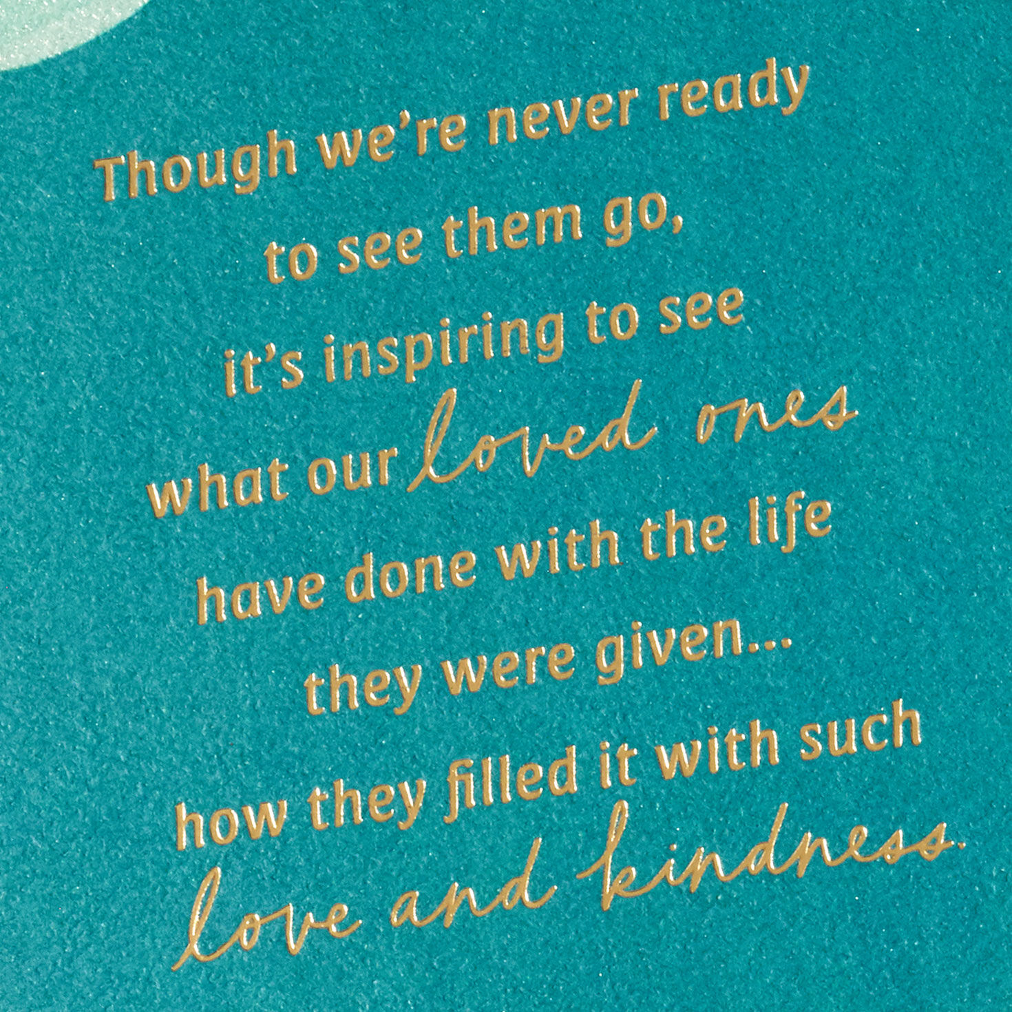 A Life WellLived Sympathy Card for Loss of Relative Greeting Cards