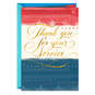 Thank You for Your Service Stars and Stripes Military Appreciation Card, , large image number 1