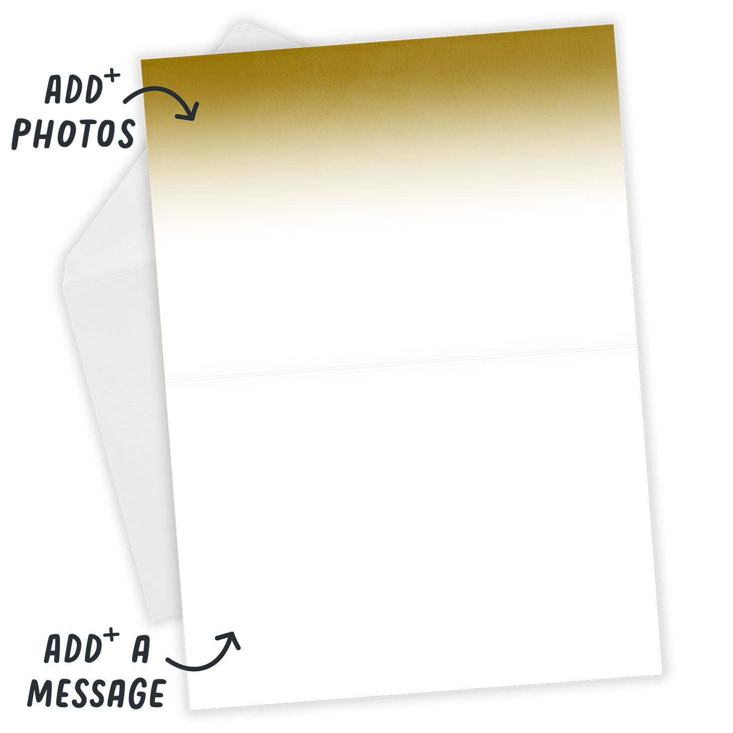 Personalized Gold Best Day Ever Photo Card  image number 4