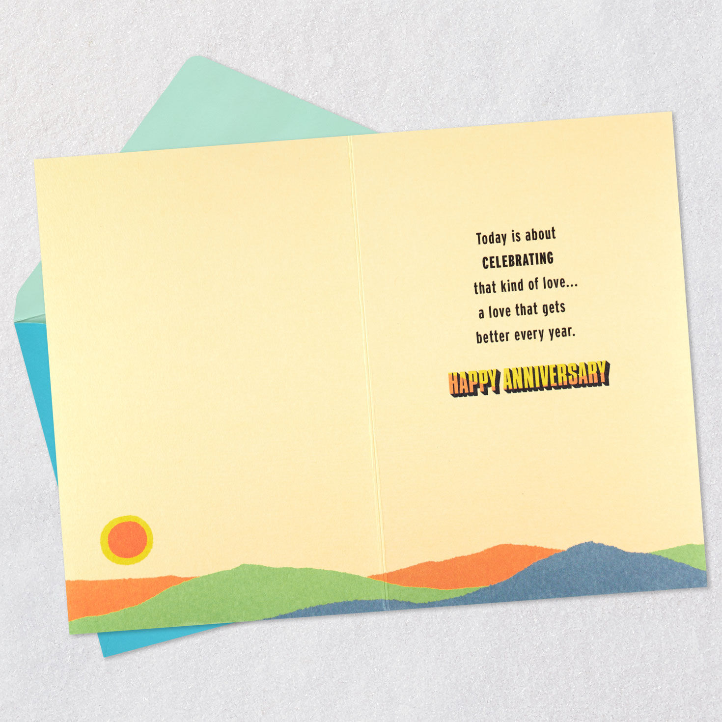 Love Is the Best Adventure Anniversary Card, , large image number 3