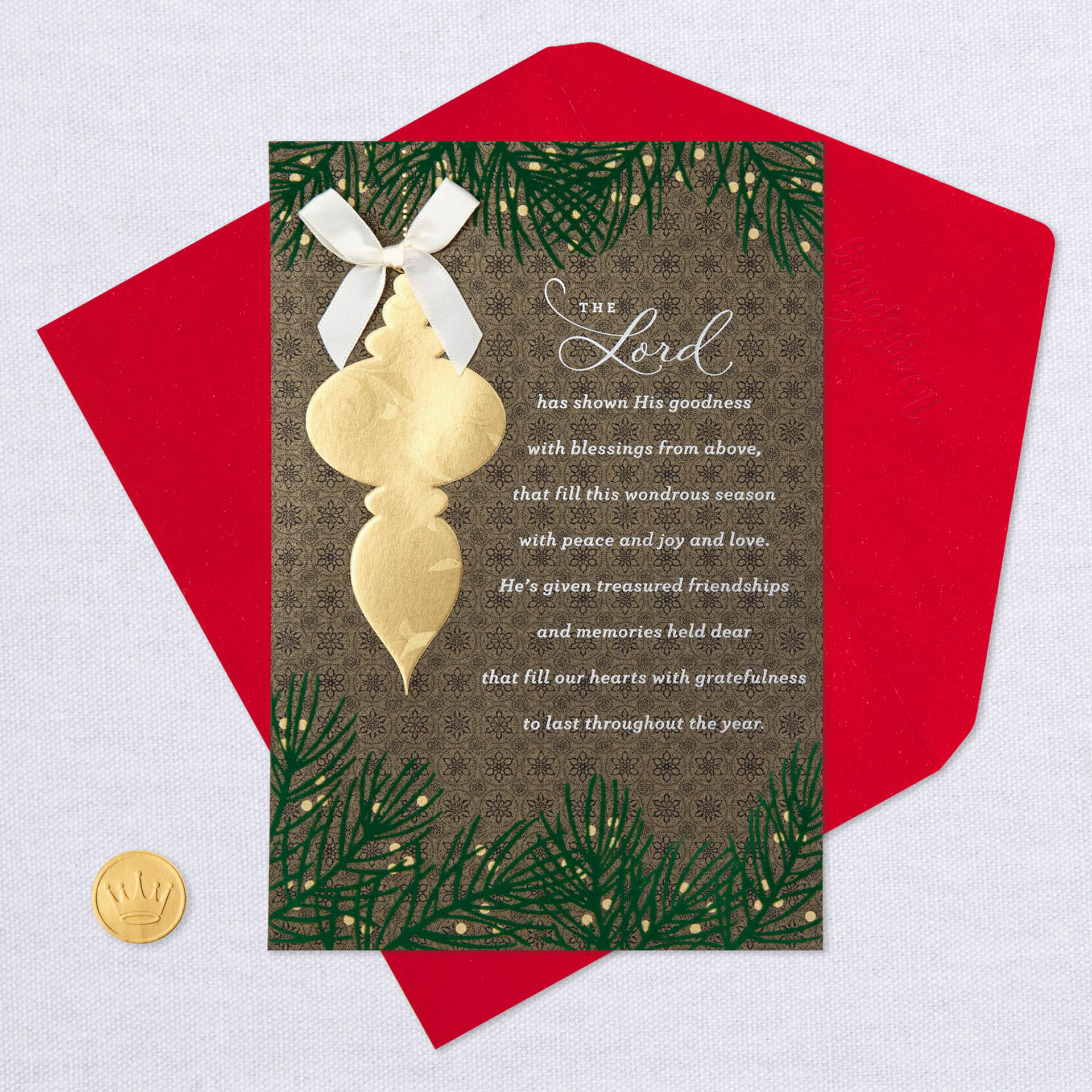 Thanking God for You Religious Christmas Card - Greeting Cards - Hallmark