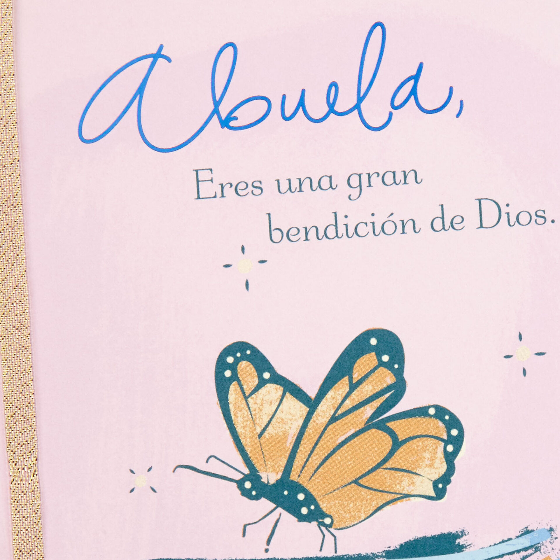 You're a Blessing SpanishLanguage Mother's Day Card for Grandmother