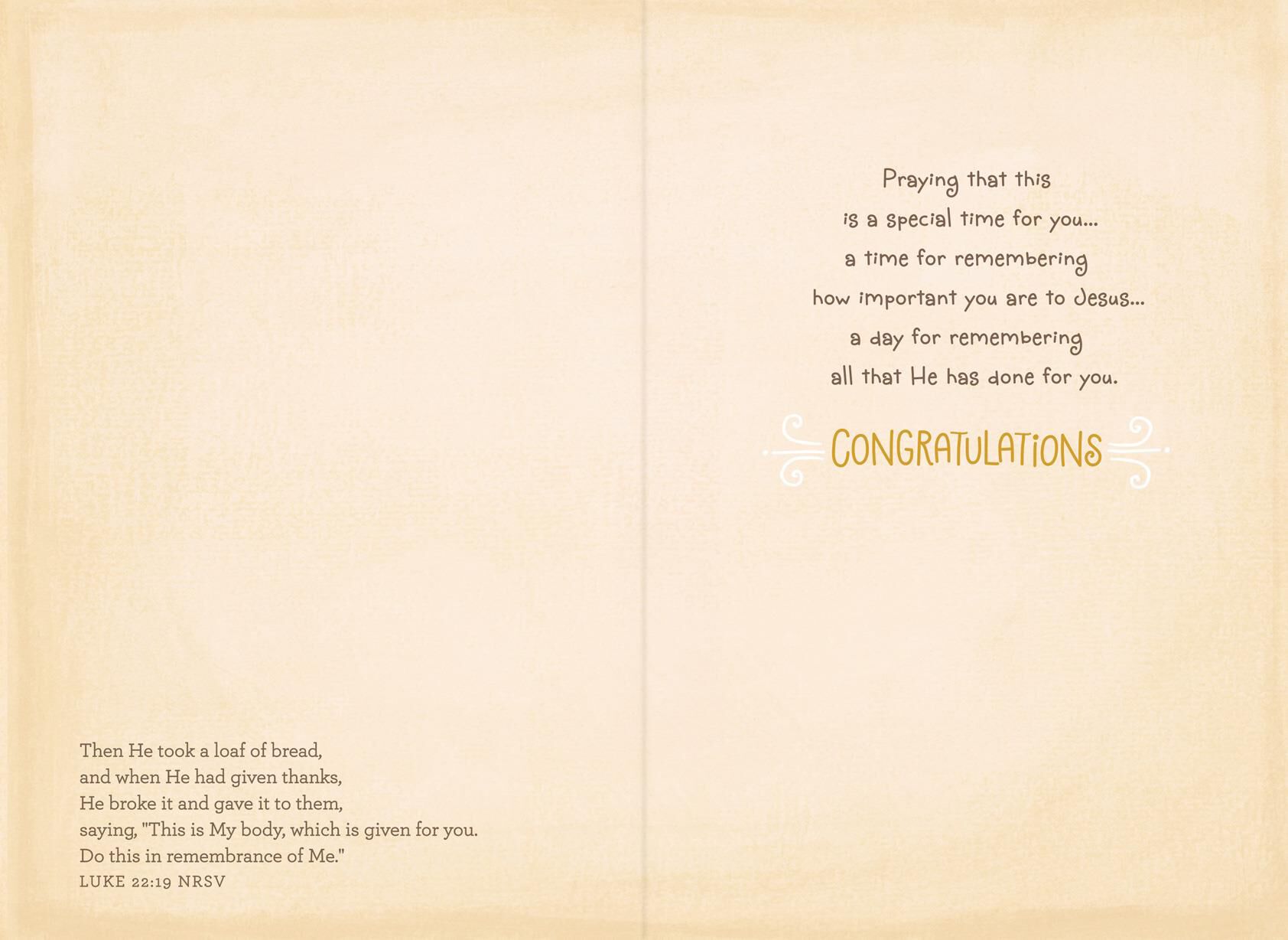 first communion cards hallmark first communion letter