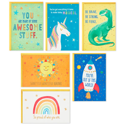 Fun Kids Assortment Encouragement Cards, Pack of 36, 