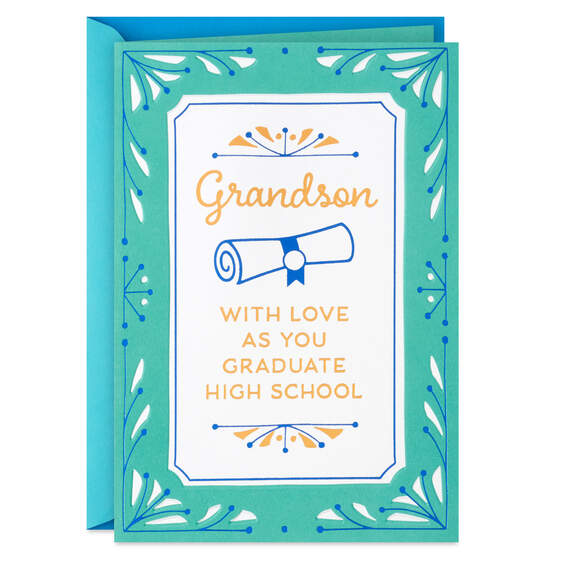 Great Things To Come High School Graduation Card for Grandson