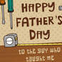 Hand Tools Rules Funny Father's Day Card, , large image number 4