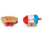 Better Together Hot Dog and Freeze Pop Magnetic Plush Pair, 3.5", , large image number 2