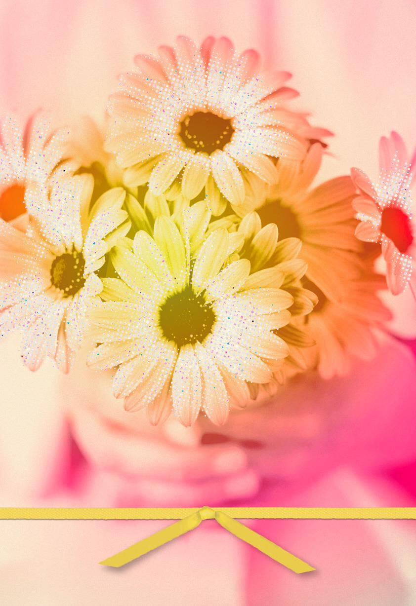 Hand-Picked Bouquet Blank Thinking of You Card