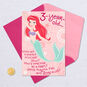 Disney The Little Mermaid Ariel Musical 3rd Birthday Card With Light for Girl, , large image number 5