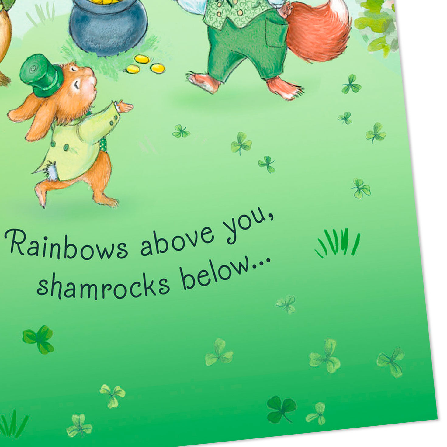 Critters and Rainbow St. Patrick's Day Cards Pack Cover Detail image number 5