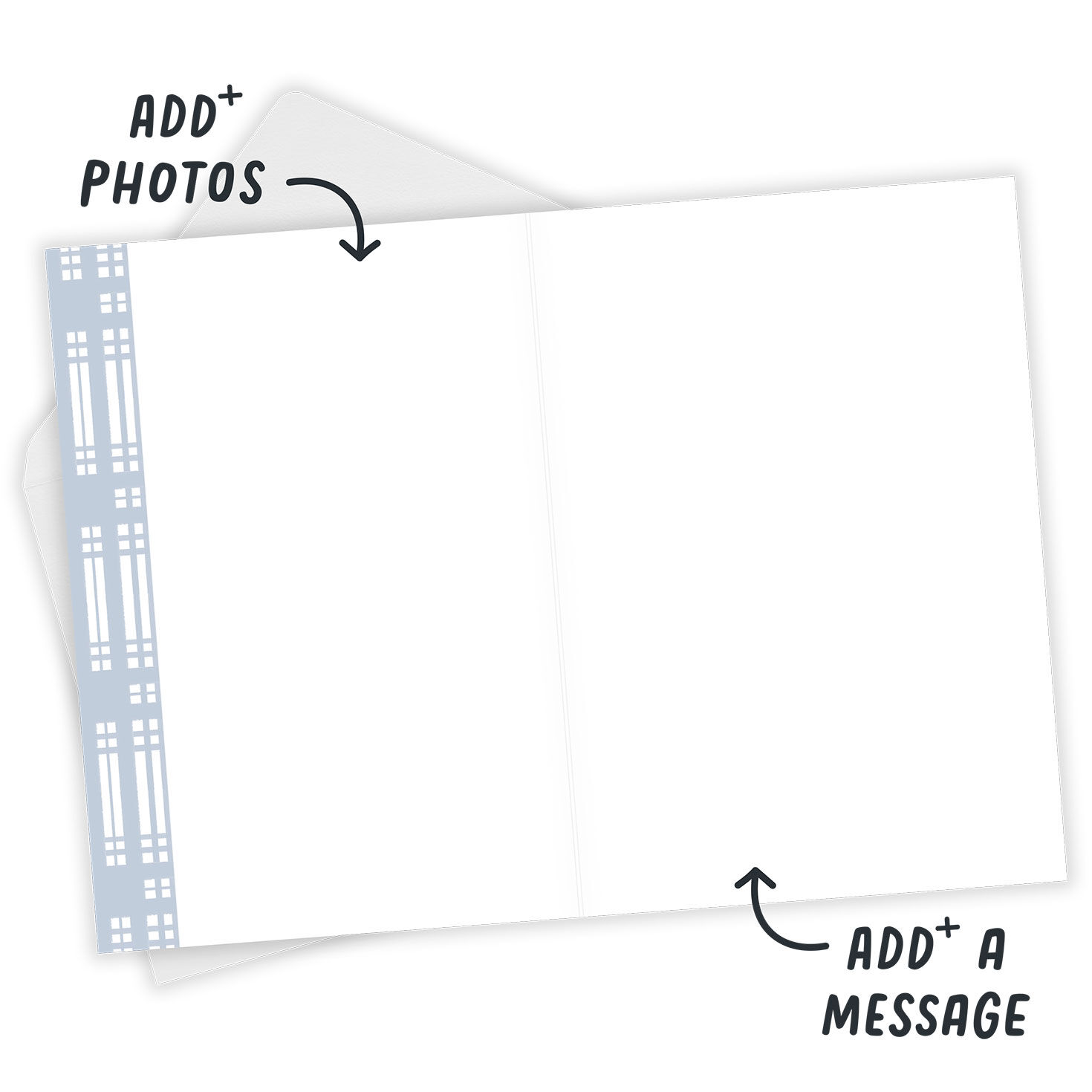 White Frame Custom Holiday Card, , large image number 4