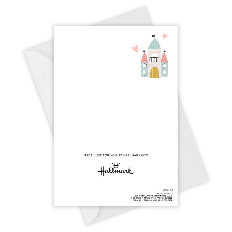 Personalized Princess Theme Photo Card for Kid  image number 5