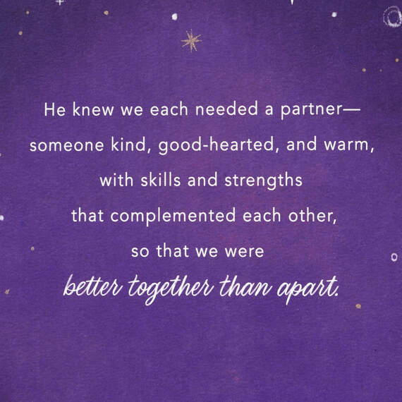 God Brought Us Together Valentine's Day Card for Wife, , large image number 2