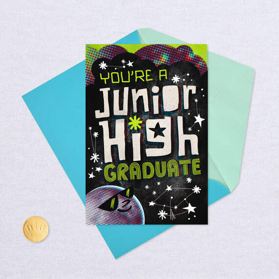 Good Times and Excitement Junior High Graduation Card, , large image number 7