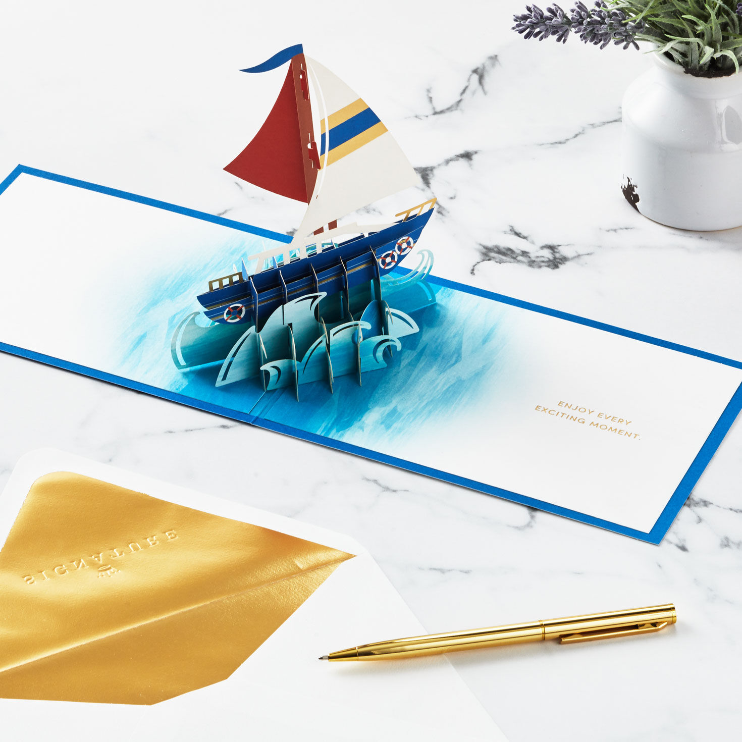Life's an Adventure Sailboat 3D Pop-Up Card for only USD 12.99 | Hallmark