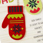 Fuzzy Mittens Parents Christmas Card for Mom and Dad Card Front Detail image number 5