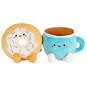 Large Better Together Donut and Coffee Magnetic Plush Pair, 12", , large image number 1