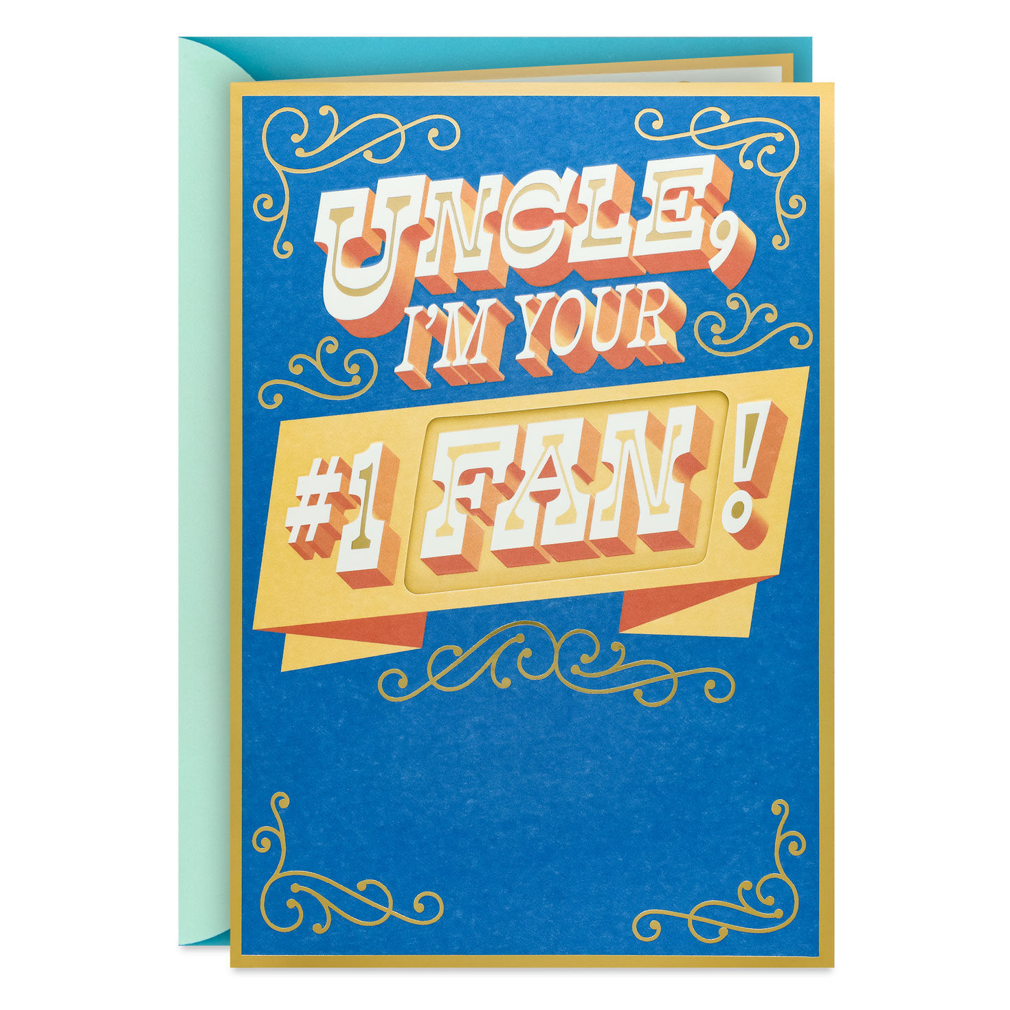 I'm Your #1 Fan Birthday Card for Uncle
