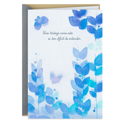 Praying for You Spanish-Language Sympathy Card, 
